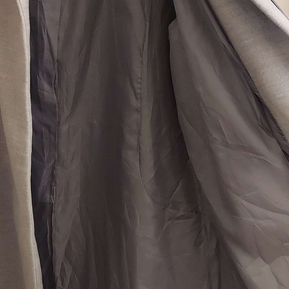 COVINGTON Gray Fully Lined Car Coat - Picture 10 of 12